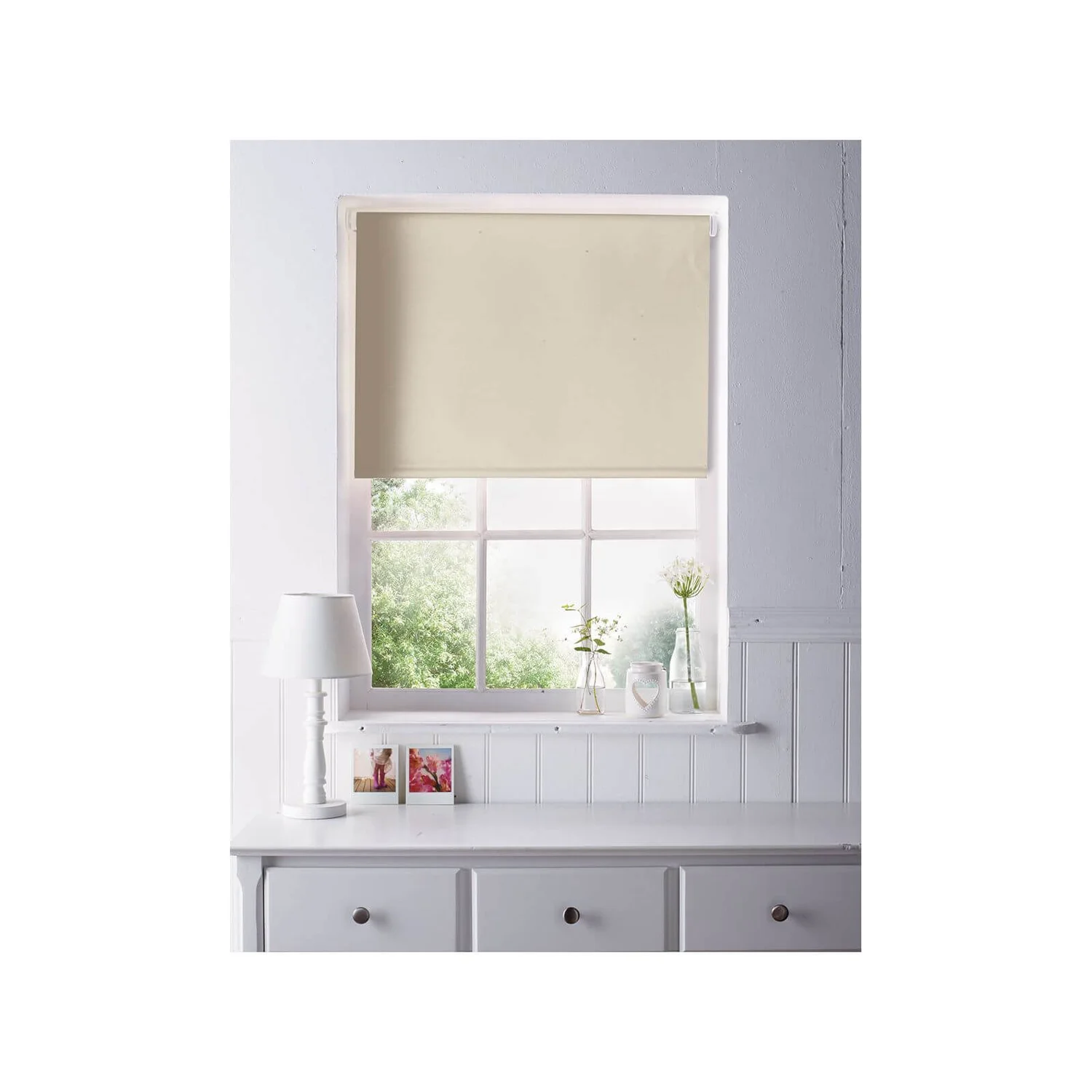 Almond Blackout Blind - 120cm