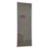 Ellipse Sliding Wardrobe Door 1 Panel Cappuccino Glass With Aluminium Frame (W)914mm