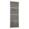 Ellipse Sliding Wardrobe Door 4 Panel Cappuccino Glass With Aluminium Frame (W)762mm