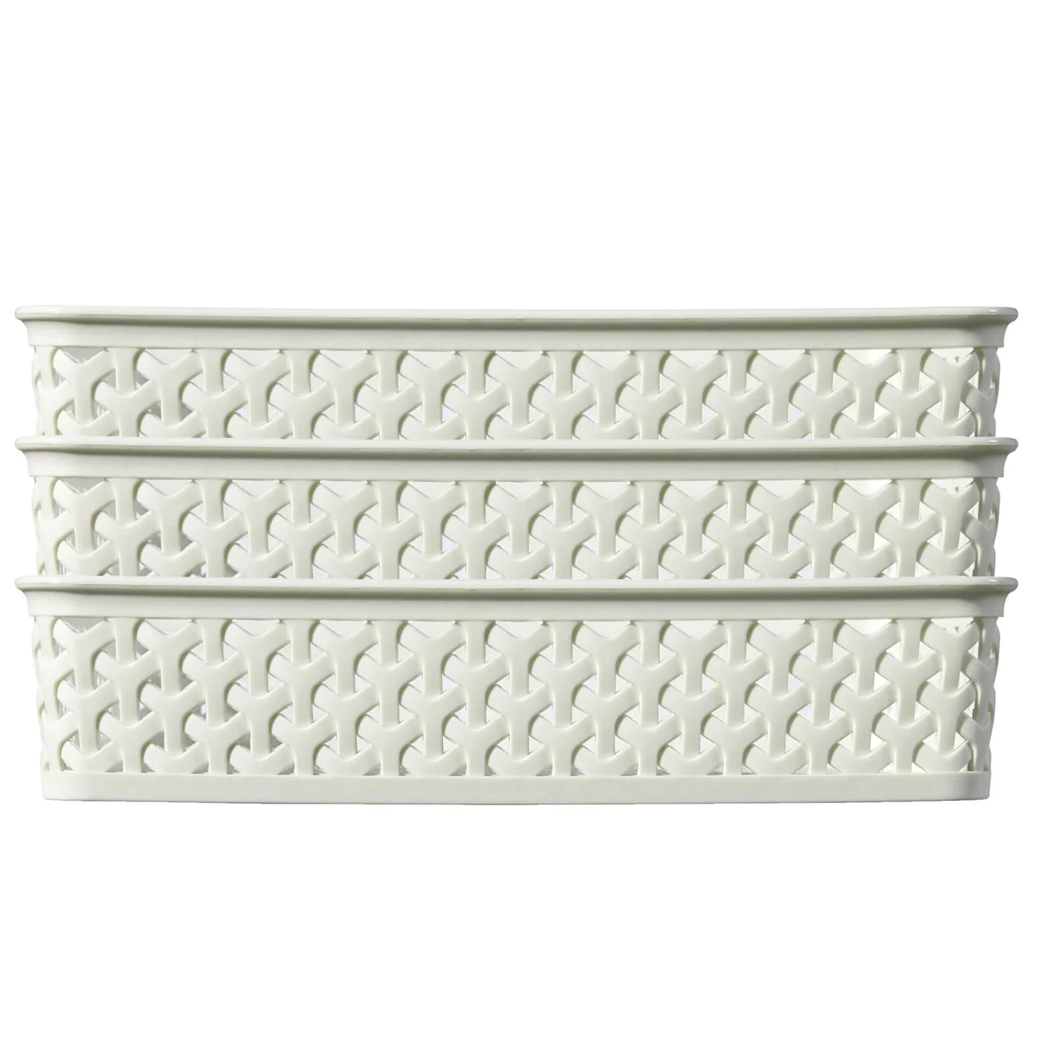 Curver My Style A5 Rectangular Plastic Storage Organiser - Vintage White - Image 4