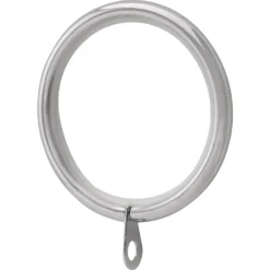 Chrome 28mm Curtain Rings 4 Pack