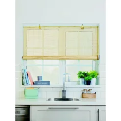 Natural Bamboo Roller Blind - 60cm