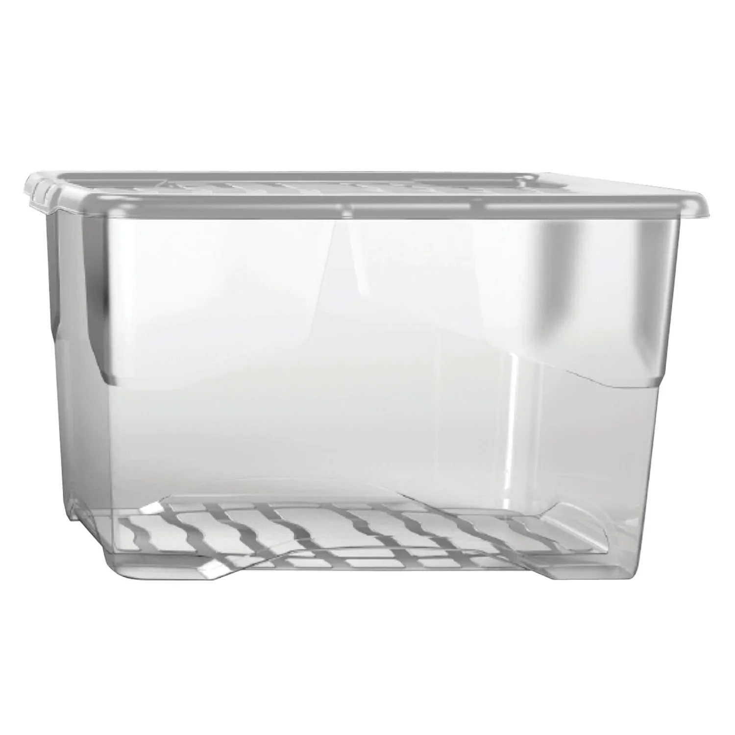 Curve 65L Storage Box With Clear Lid