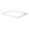 None Sliding Basket Frame - White