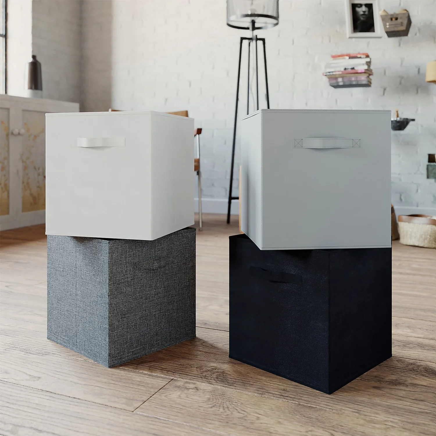 Compact Cube Fabric Insert - Vivid White - Image 2