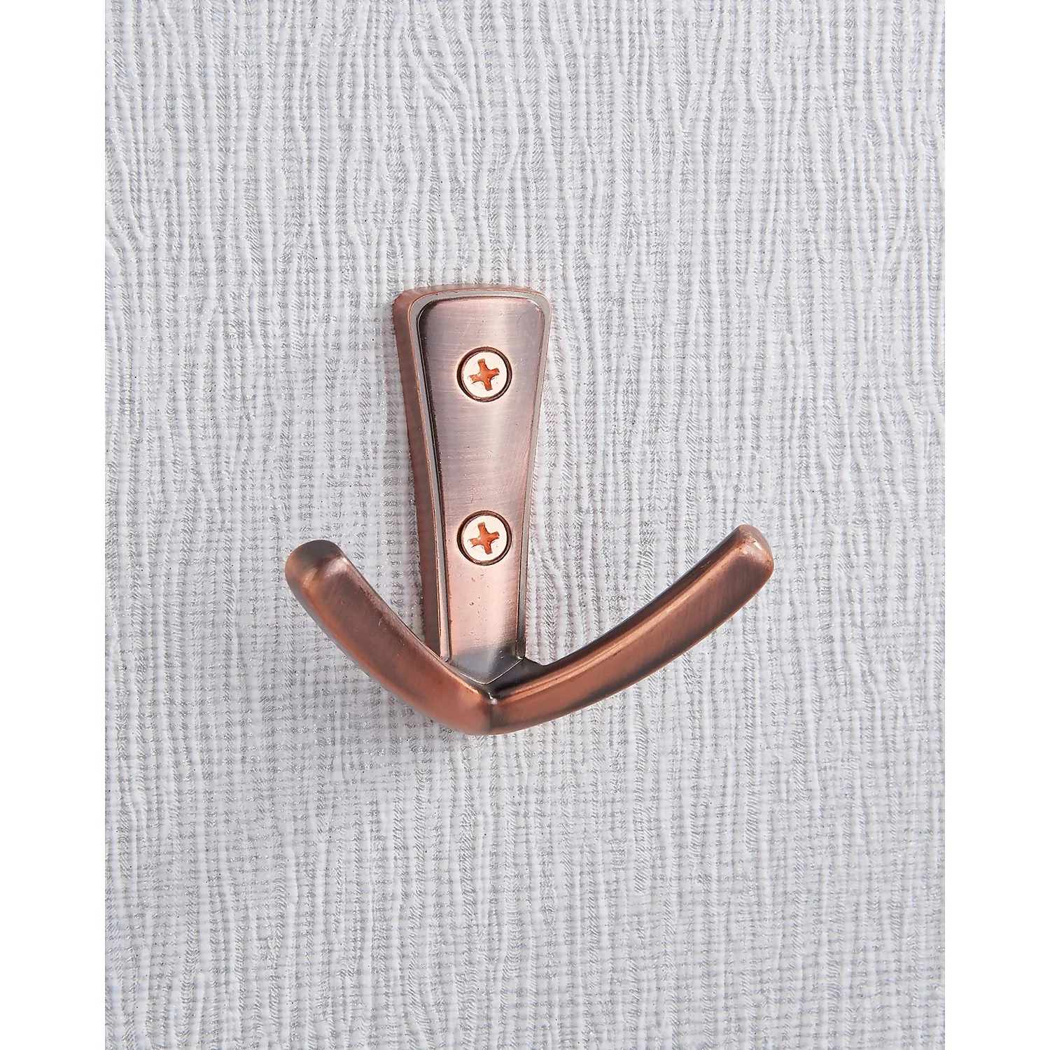 Modern Twin Hook - Antique Copper - Image 2