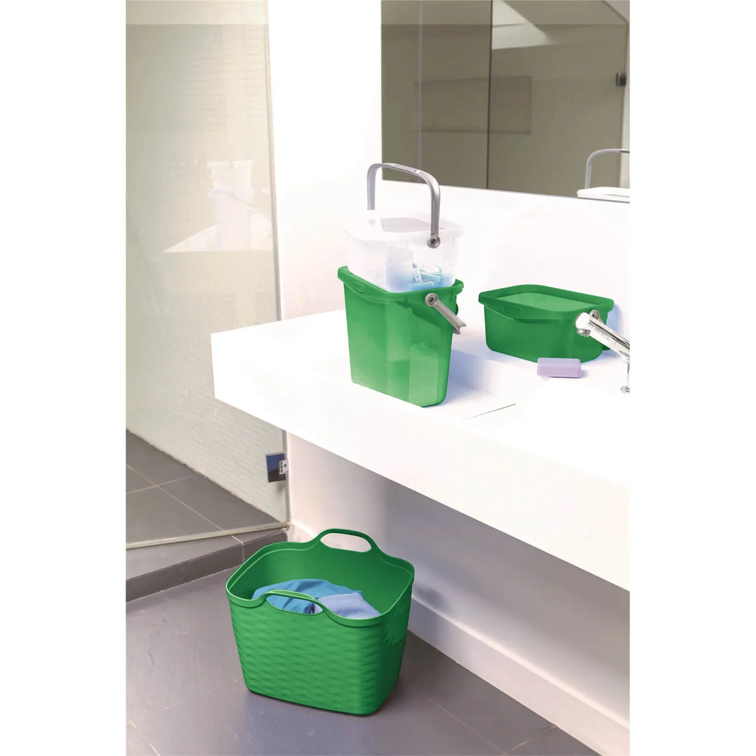 Curver Multiboxx Plastic Multi-purpose Storage Box - Green - 6L - Image 5