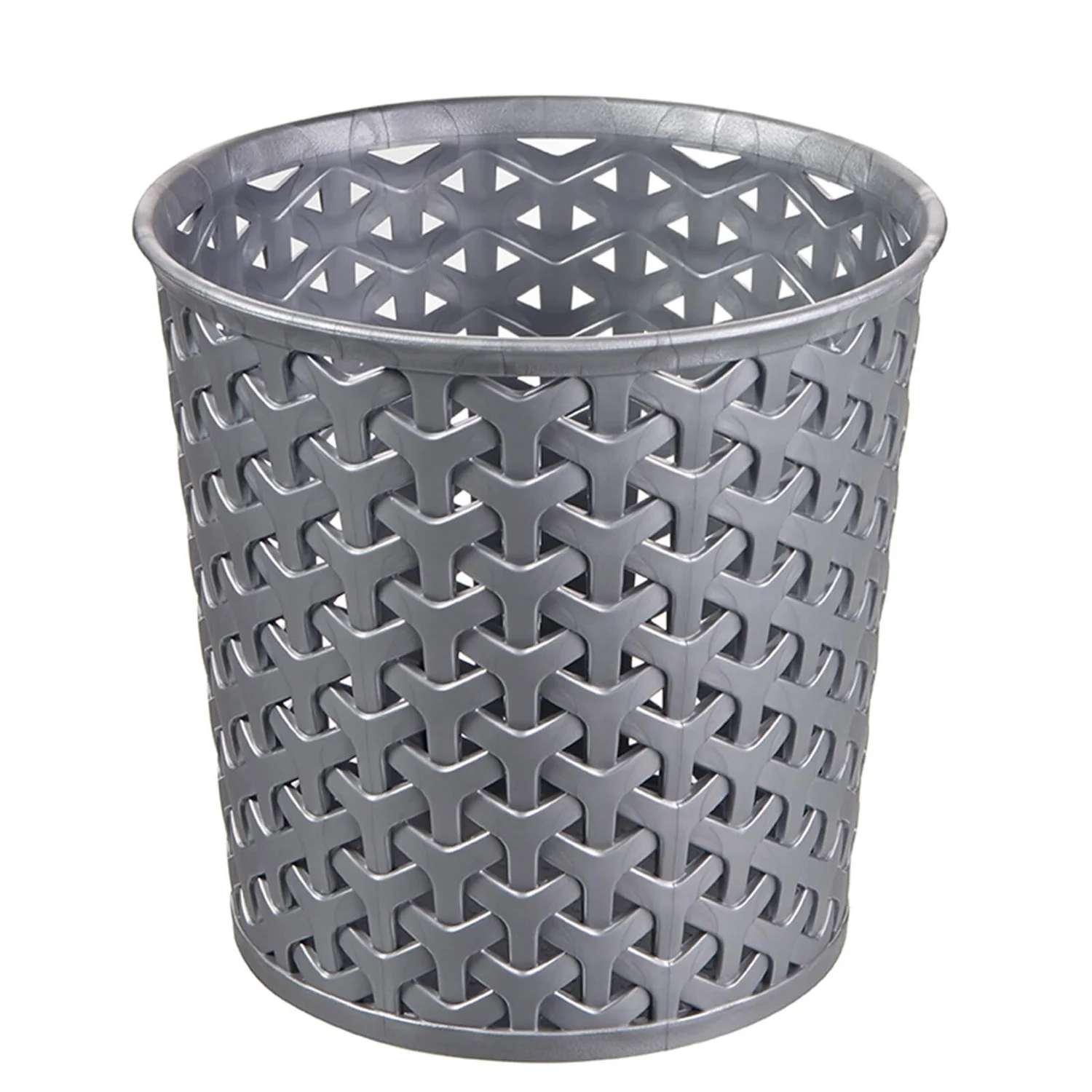 Curver My Style Large 1.6L Round Plastic Storage Organiser - Grey