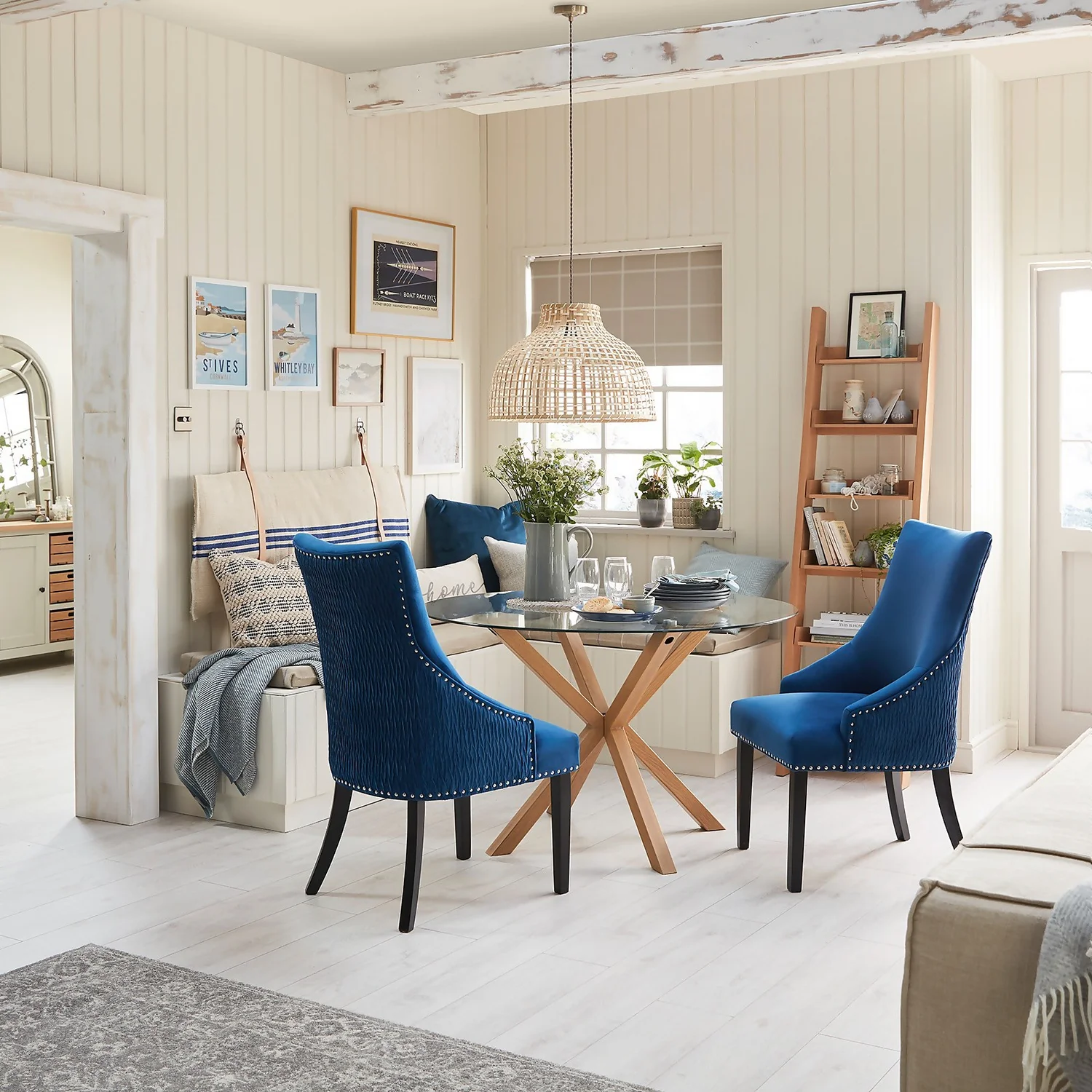 Ludlow Round Glass Dining Table - Image 2