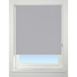 Light Grey Roller Blind - 90cm