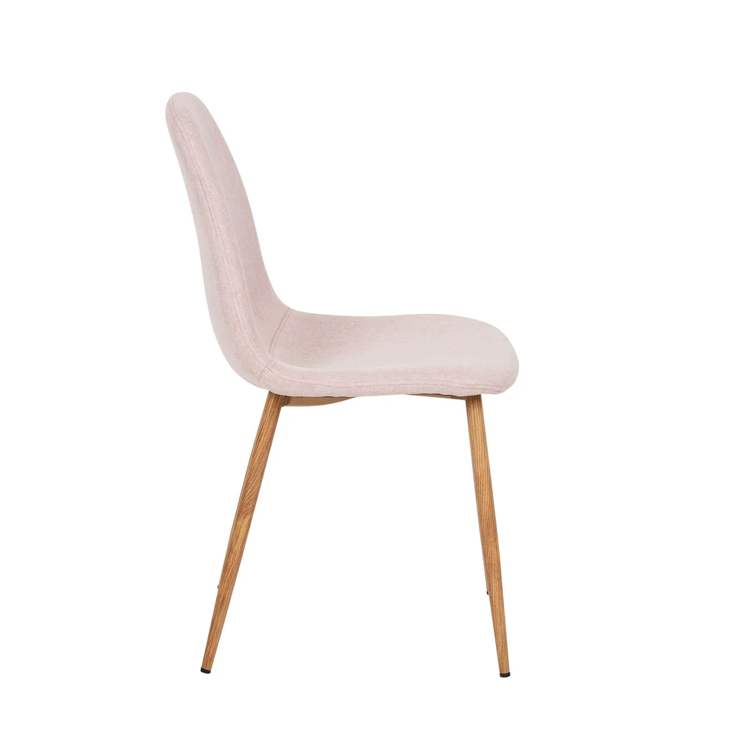 Ludlow Upholstered Dining Chair - Set Of 2 - Dusky Pink - Image 5