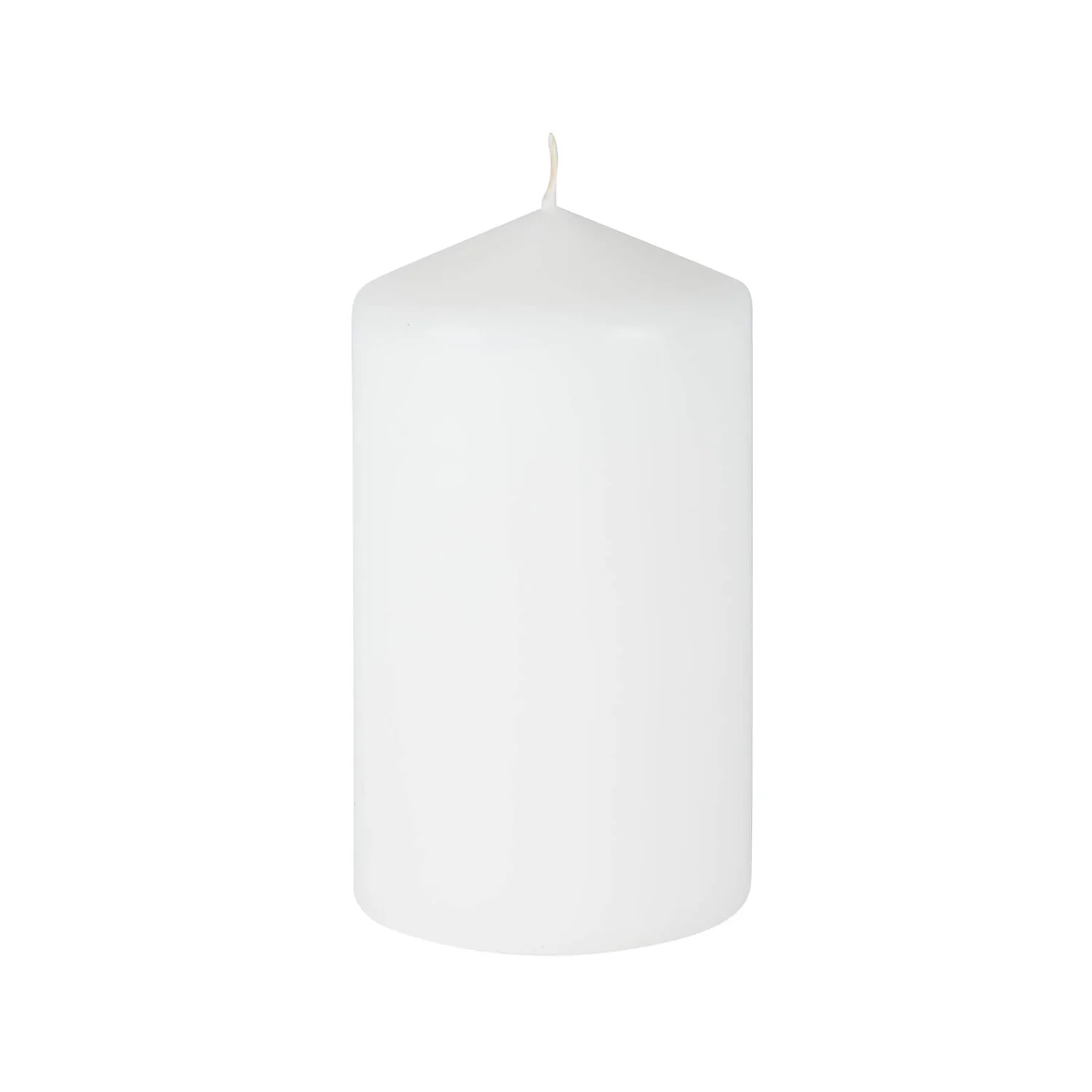 Medium Pillar Candle - White