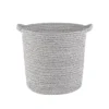 Two-Tone Cotton Rope Basket