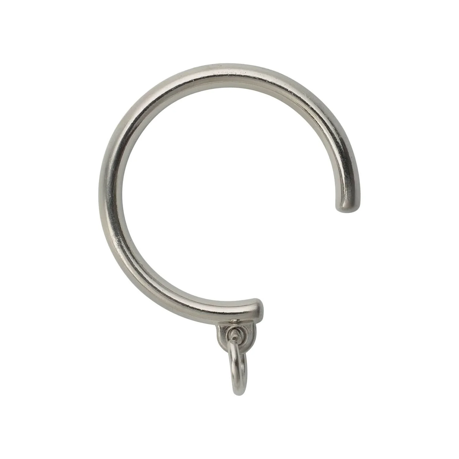 Harrison Drape Satin Nickel 28mm C Rings 6 Pack