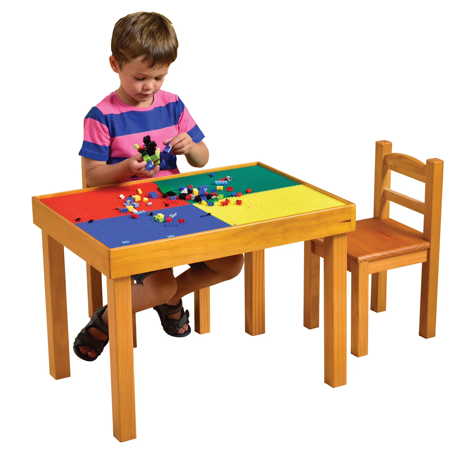 None Wooden Activity Table And Chair Set - Image 5