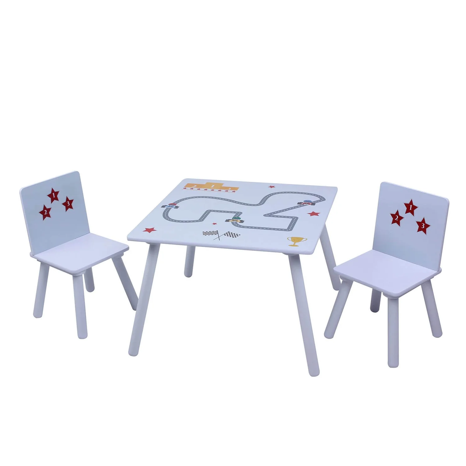 None Stars & Cars Table And Chair Set