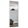 Classic Sliding Wardrobe Door Mirror With Silver Frame (W)762mm