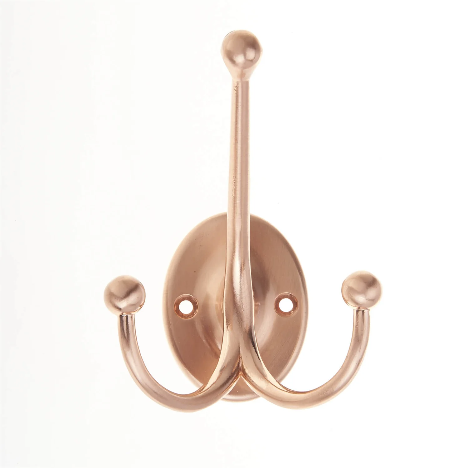 Oval Tri Hook - Brushed Copper - Image 2