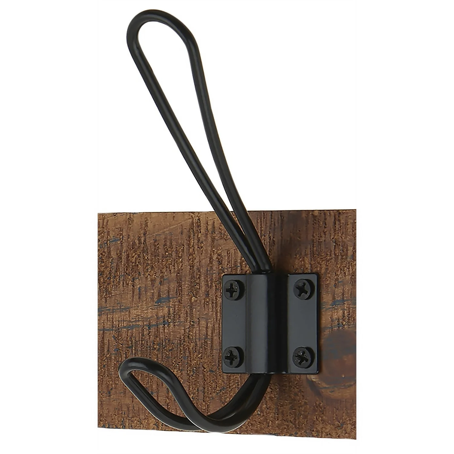 6 Black Wire Hook On Antique Board - Image 4