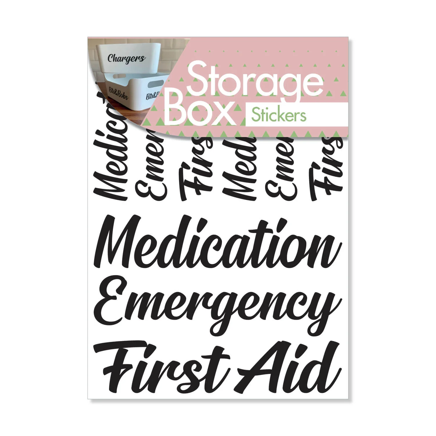 Box Stickers Medication And First Aid