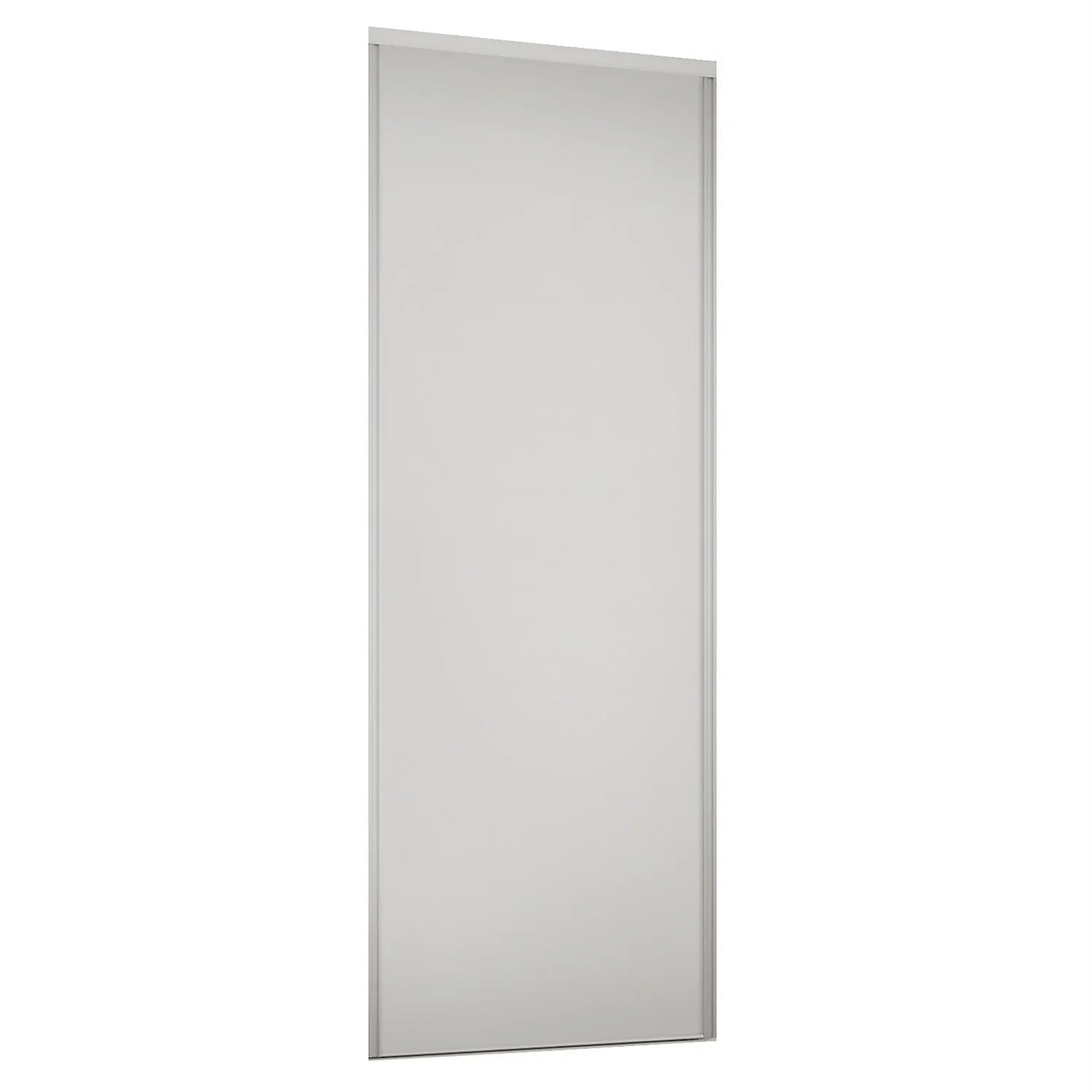 Classic Sliding Wardrobe Door White Panel With White Frame (W)914mm