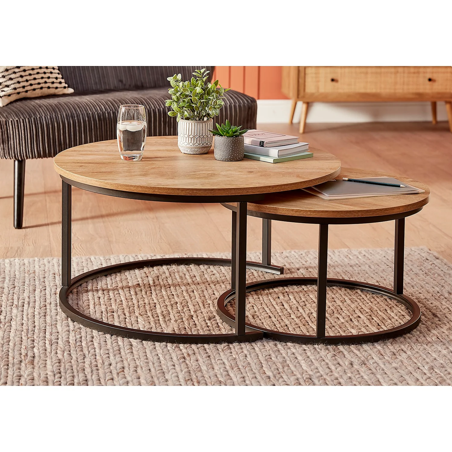 Kubu Coffee Table Nest - Set Of 2 - Image 2