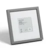 Box Photo Frame - 4x4" - Grey