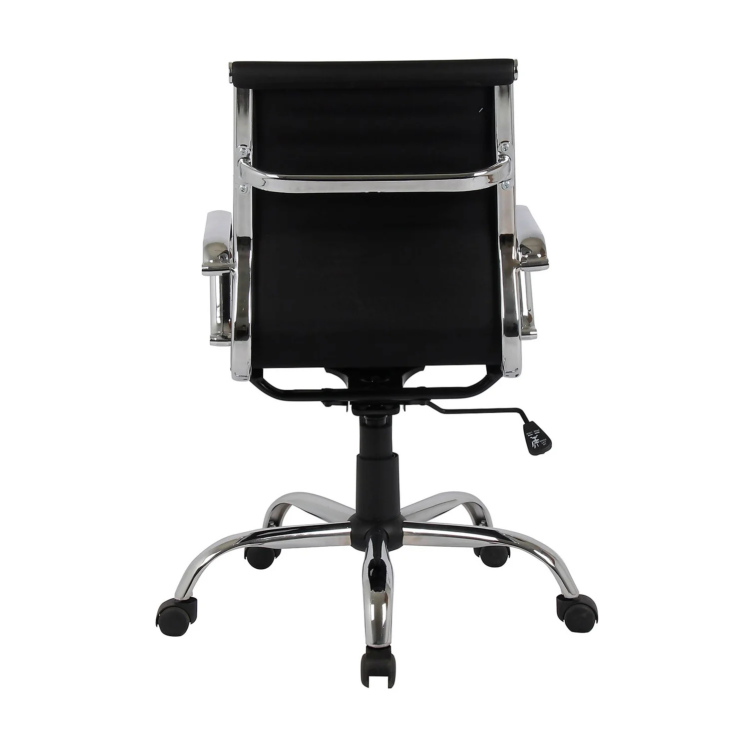 Dave Office Chair - Black Faux Leather - Image 5