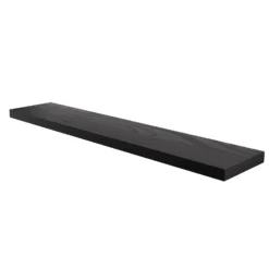 Flexi Storage Decorative Shelving Floating Shelf Black Oak 1200x38x240mm