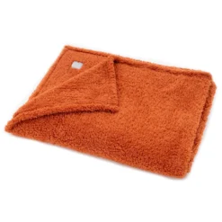 None Snuggle Fleece Throw - 130x180cm - Terracotta