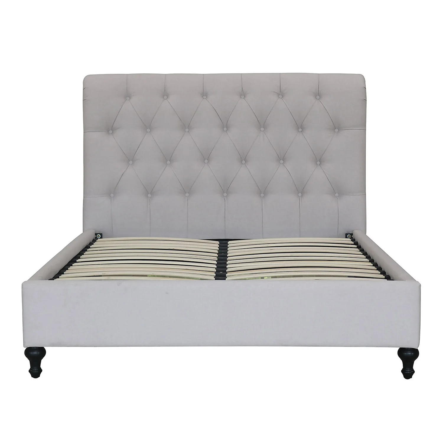 Ginny Scroll Back Double Bed - Natural - Image 2