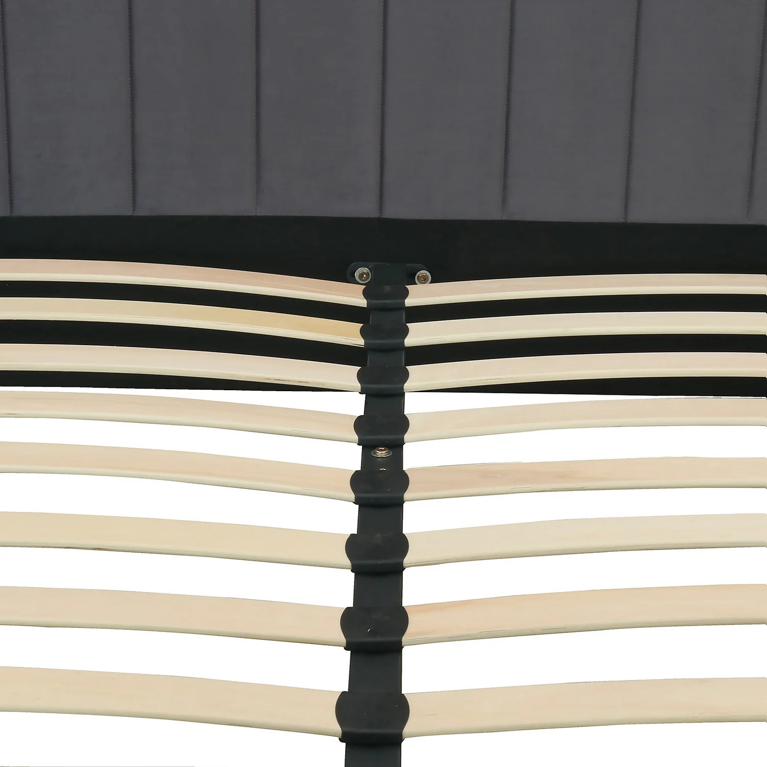 Donna Deco Double Bed - Grey - Image 5