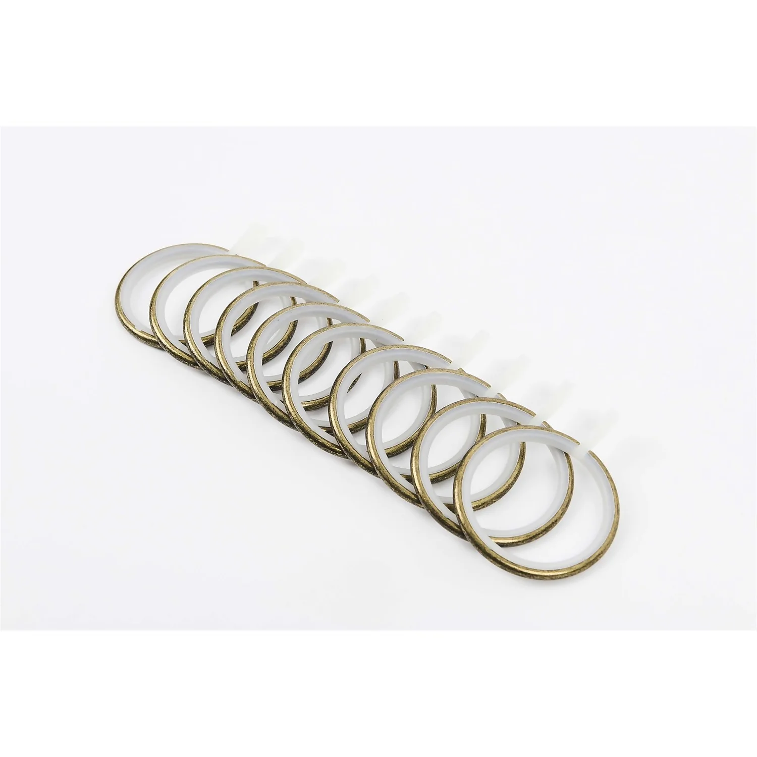 Curtain Rings (Pack Of 10) - Antique Brass - Image 2
