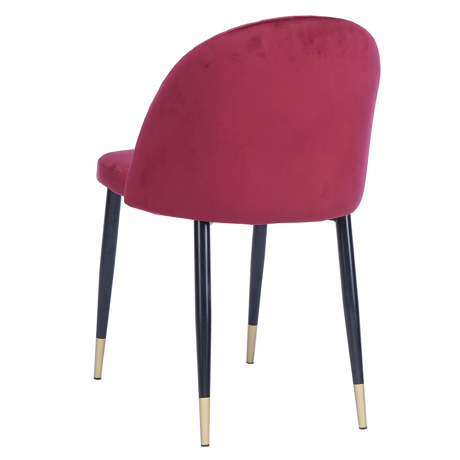 Illona Velvet Dining Chairs - Set Of 2 - Berry - Image 7