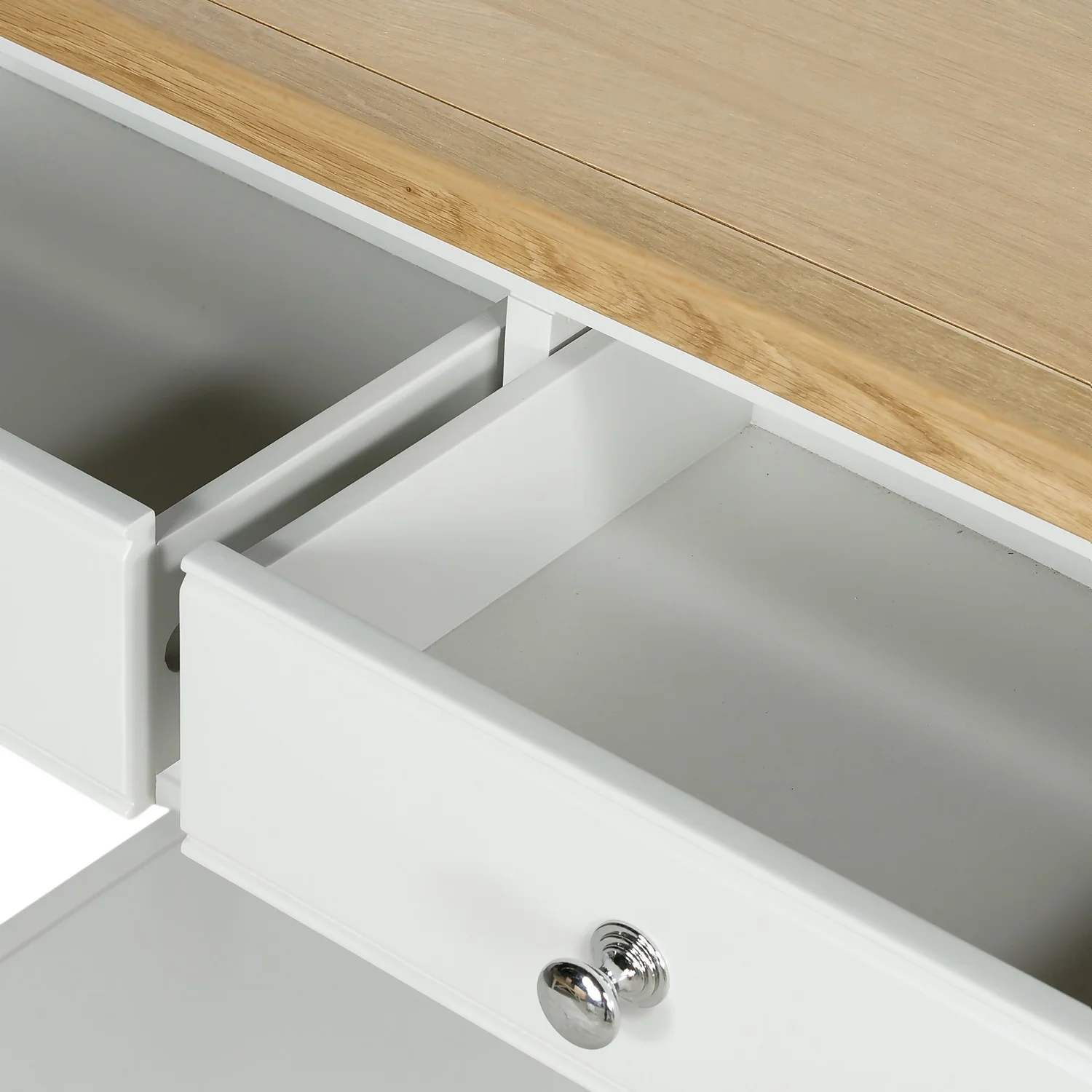 Westcott Oak Painted Console Table - Image 9