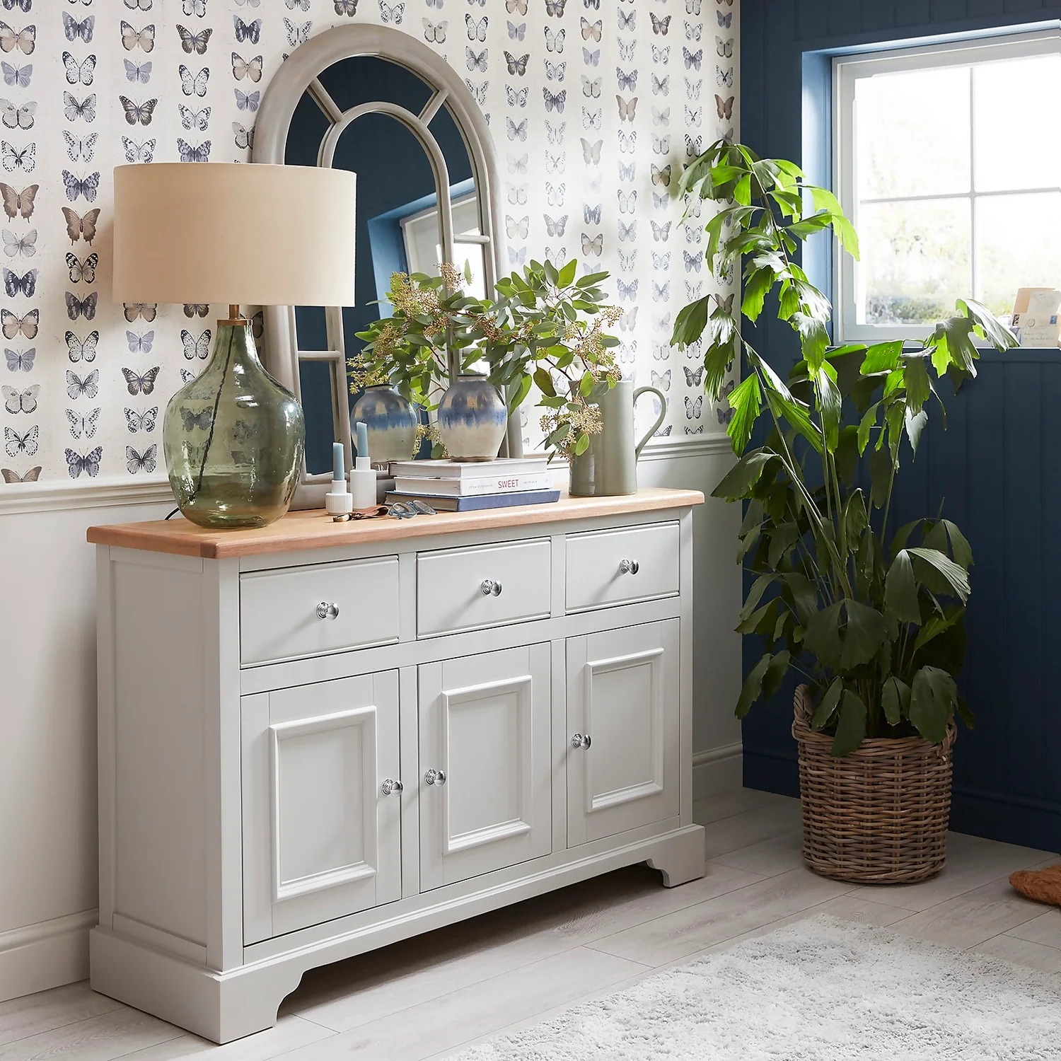 Westcott Oak Painted Large Sideboard - Image 2