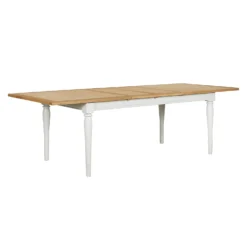 Westcott Oak Painted 8-10 Seat Extending Dining Table