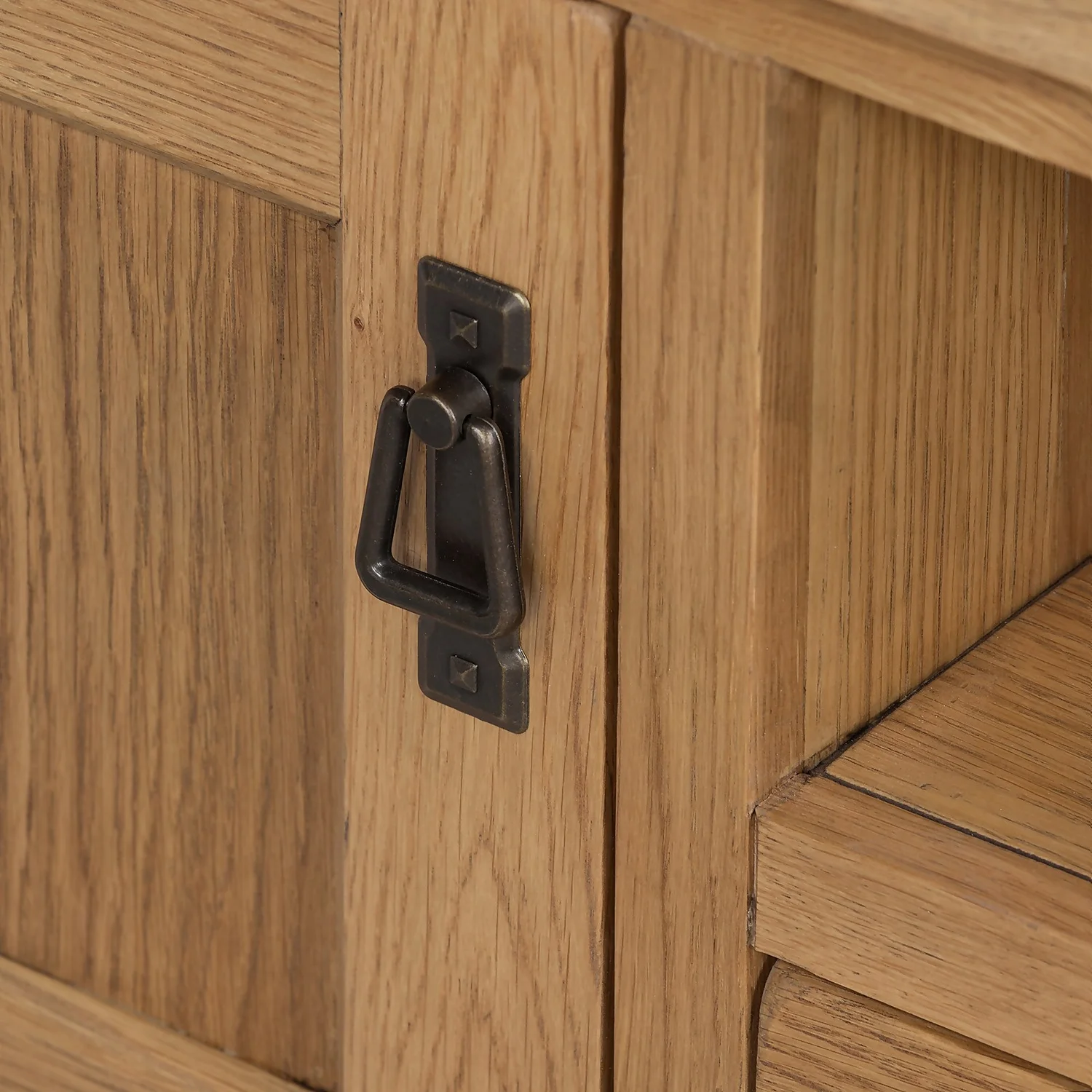 Hocombe Corner TV Stand - Oak - Image 7