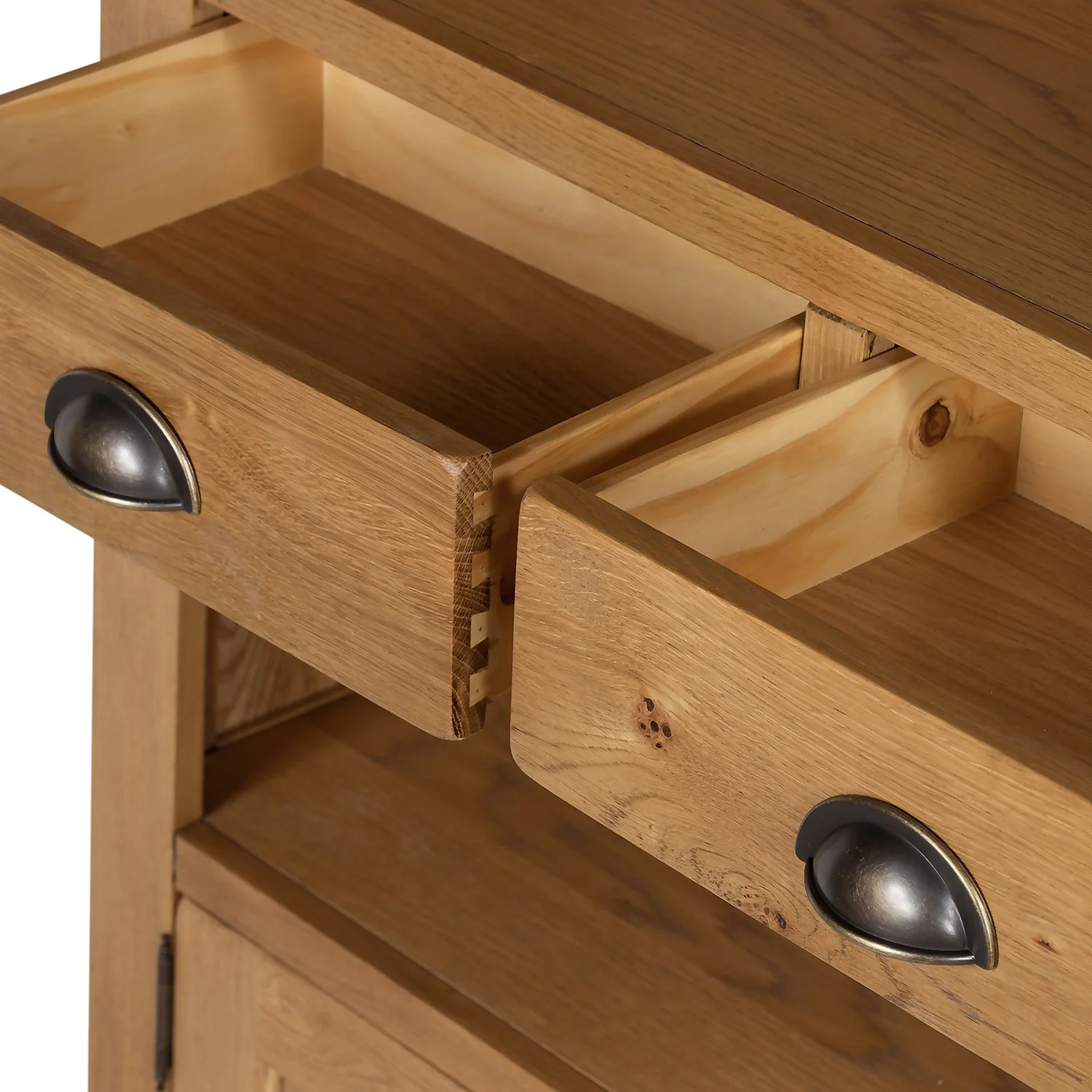 Hocombe Display Bookcase - Oak - Image 5