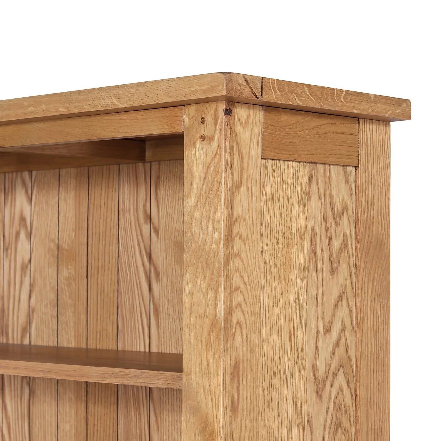 Hocombe Display Bookcase - Oak - Image 7