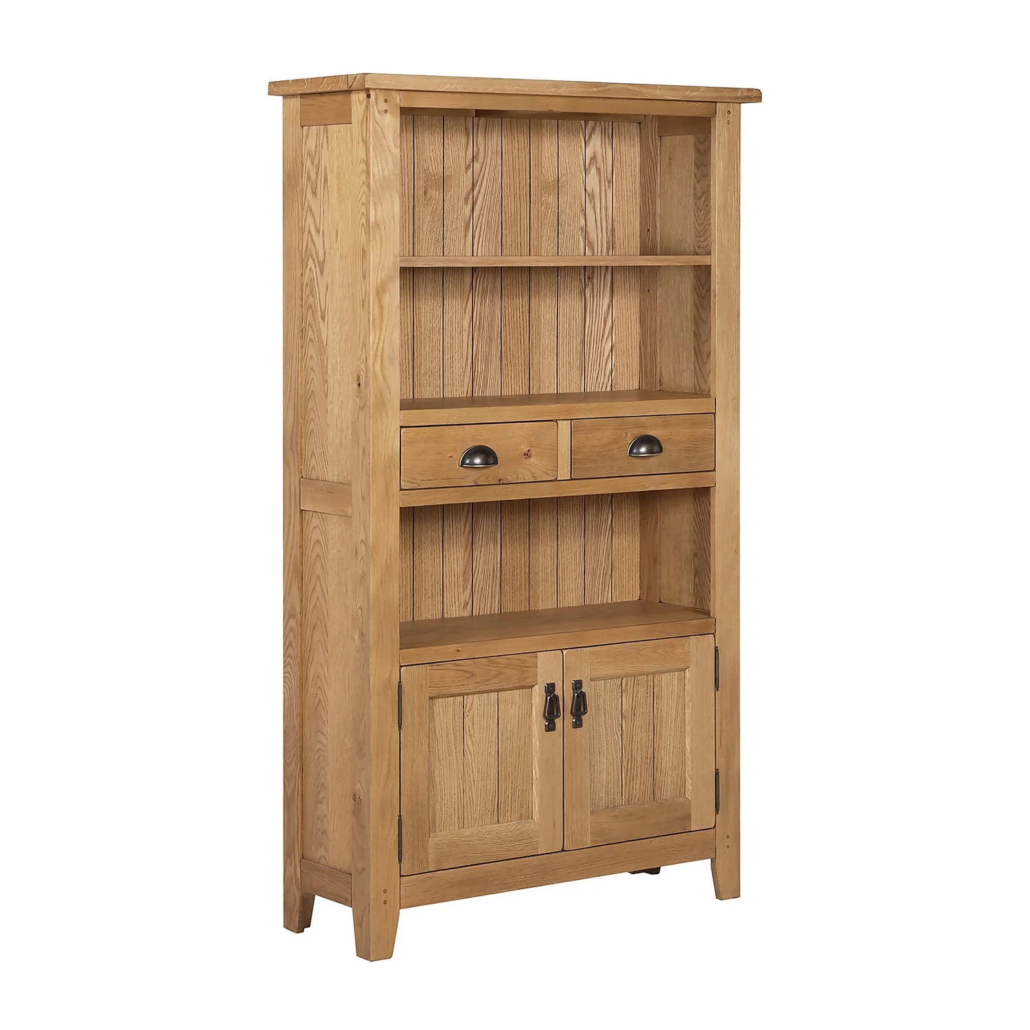 Hocombe Display Bookcase - Oak