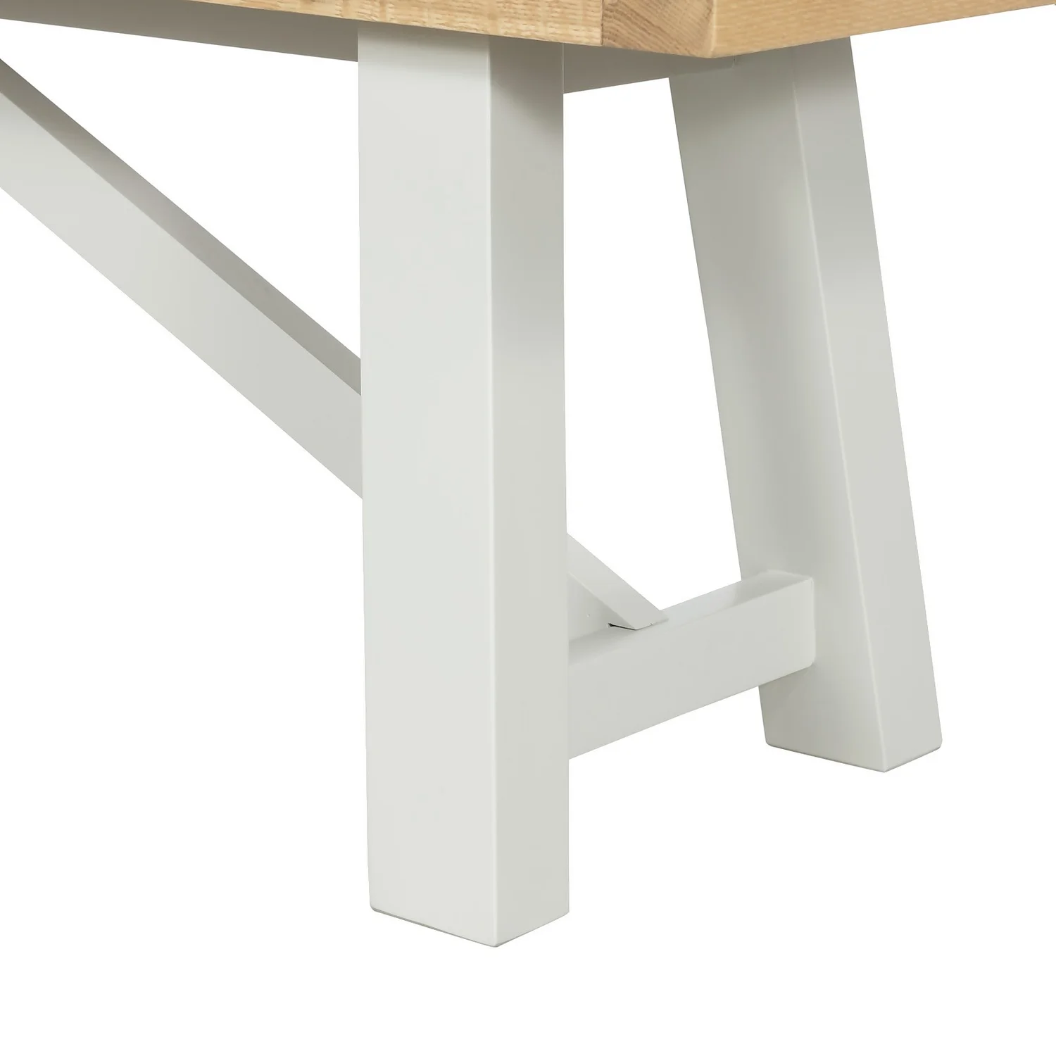 Ashstead Bench - Oak & Ivory - Image 9