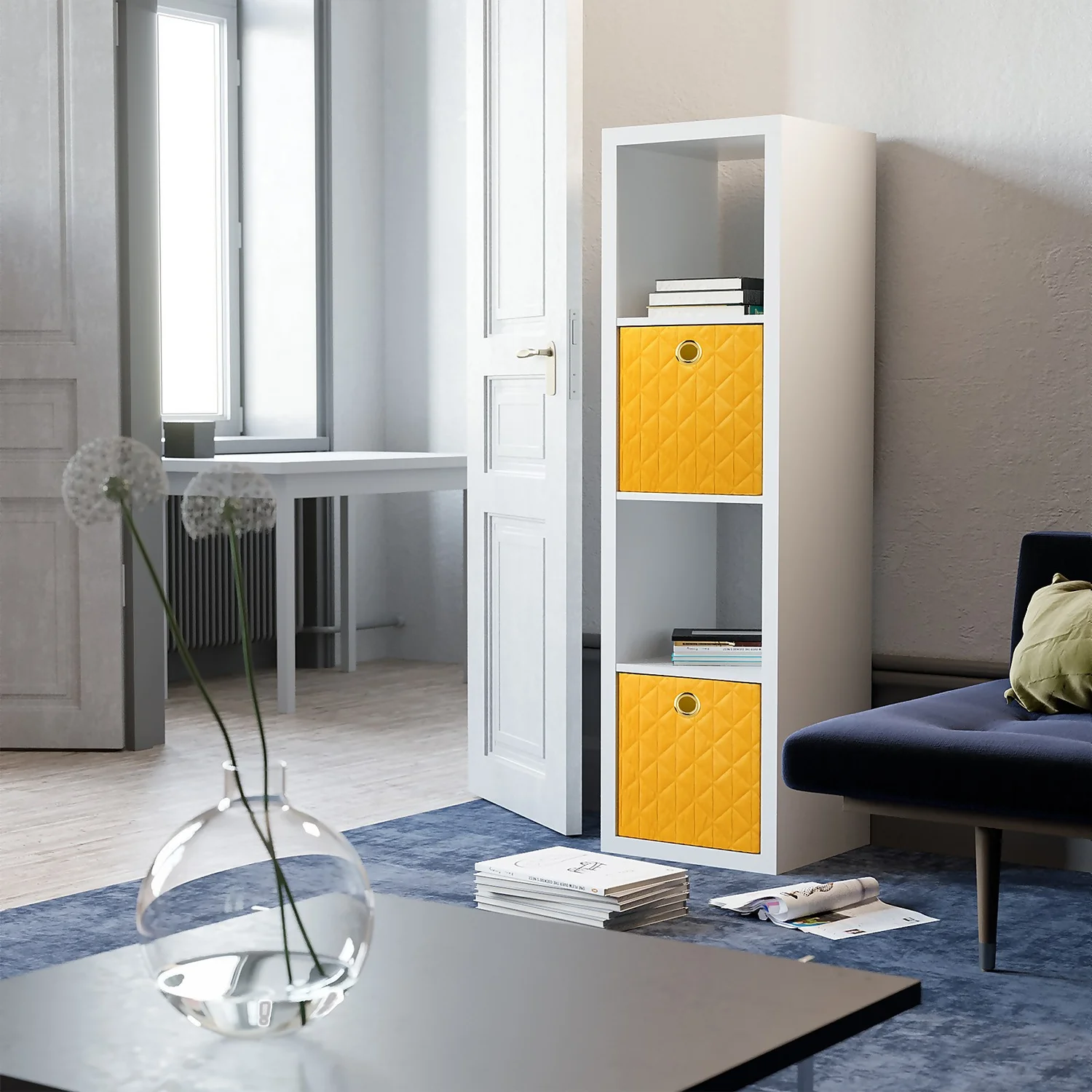 Clever Cube Quilted Velvet Insert - Yellow - Image 2