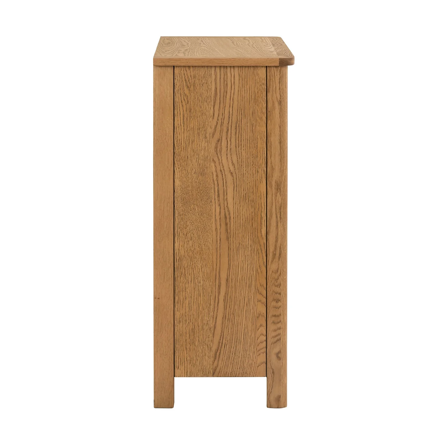 Norbury Low Bookcase - Oak - Image 4