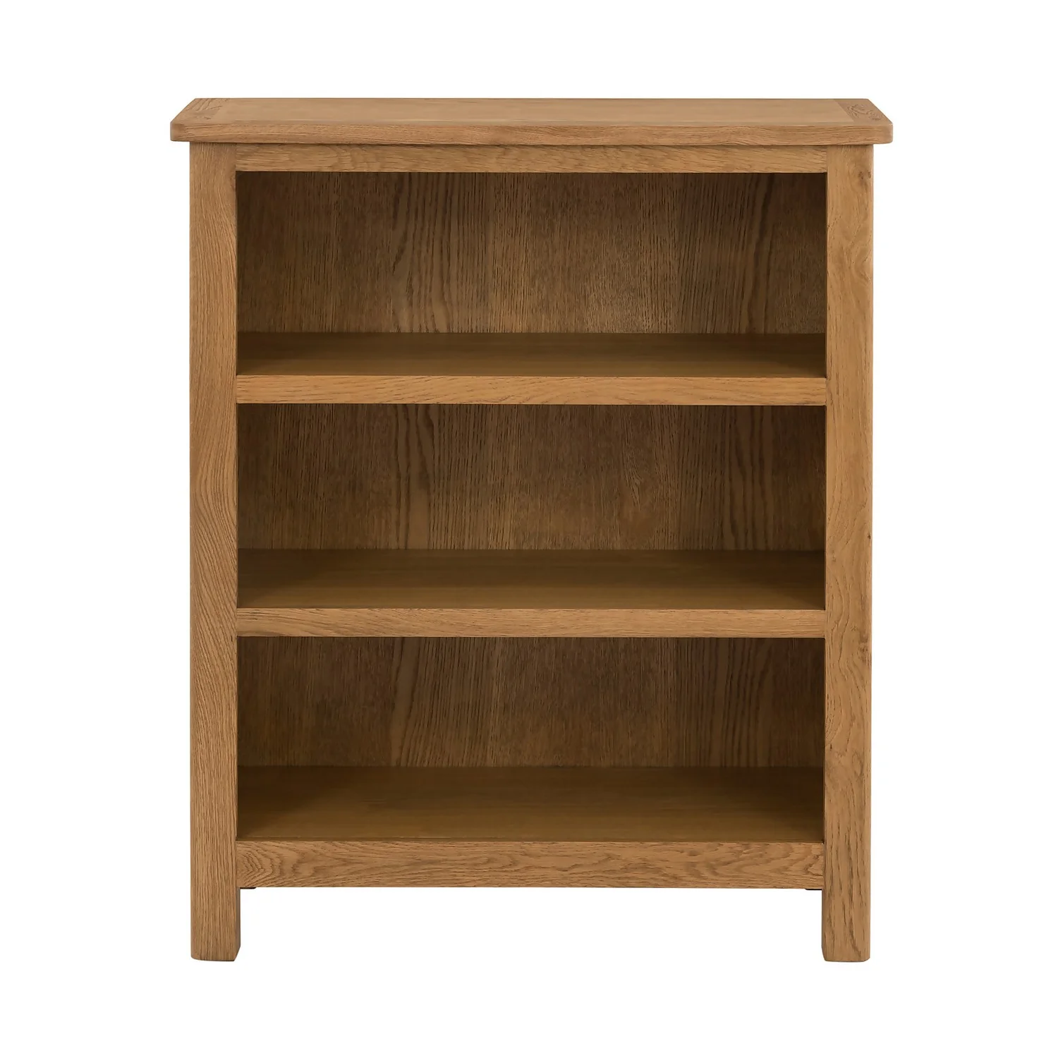 Norbury Low Bookcase - Oak - Image 3