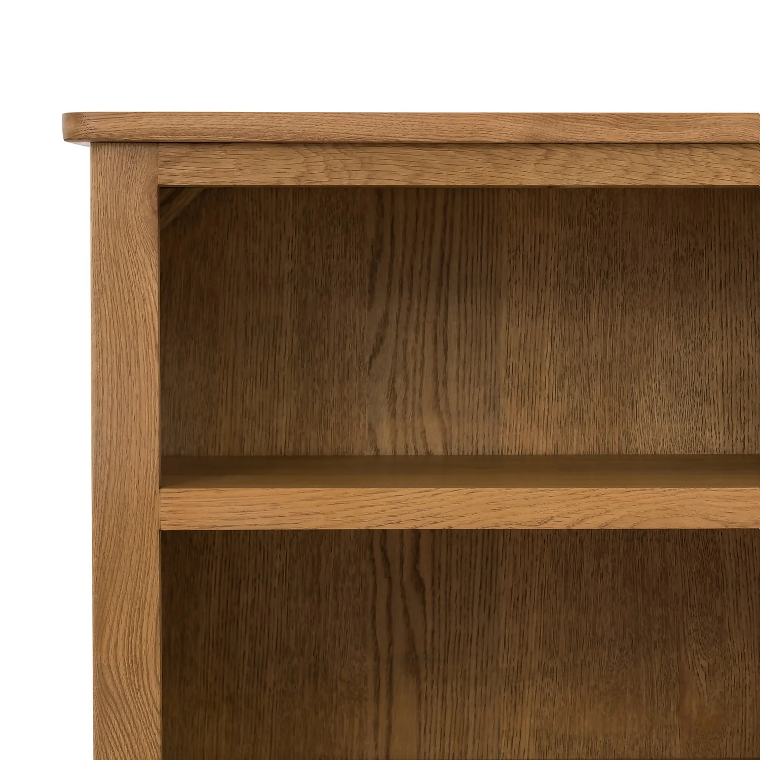 Norbury Low Bookcase - Oak - Image 5