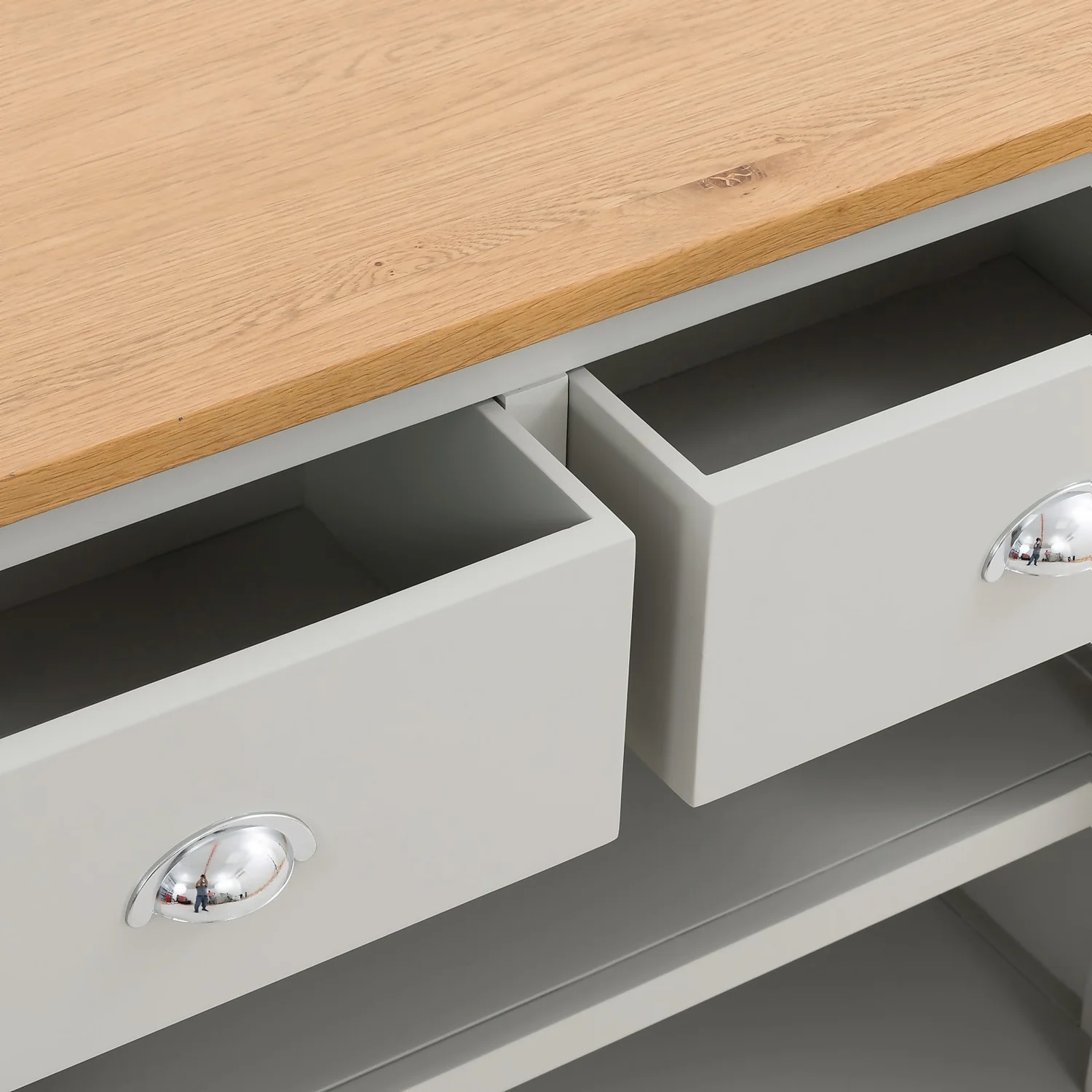 Norbury Small Sideboard - Grey - Image 6