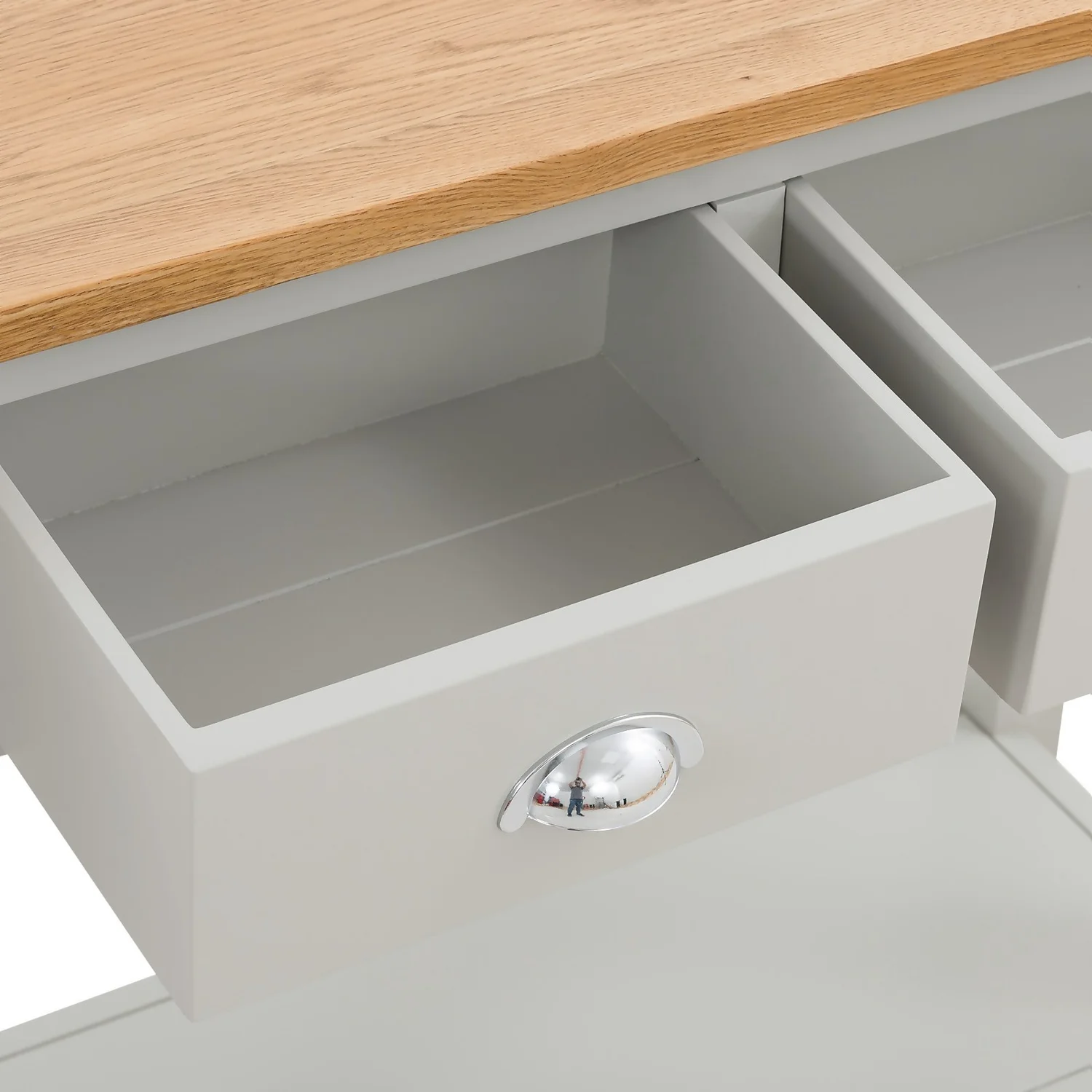 Norbury Console Table - Grey - Image 6