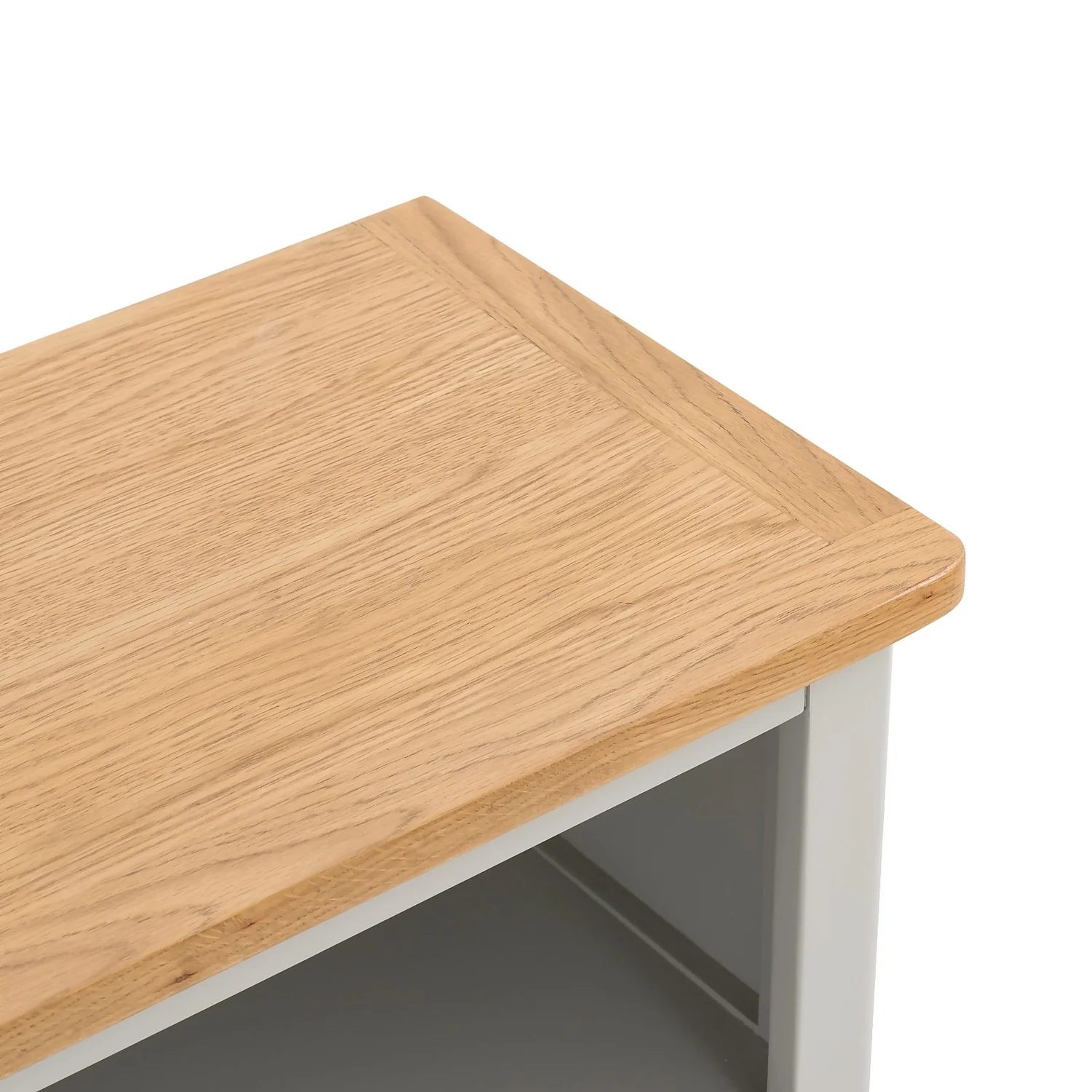 Norbury Low Bookcase - Grey - Image 7