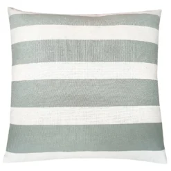 None Bold Gradient Stripe Cushion - Slate - 43x43cm